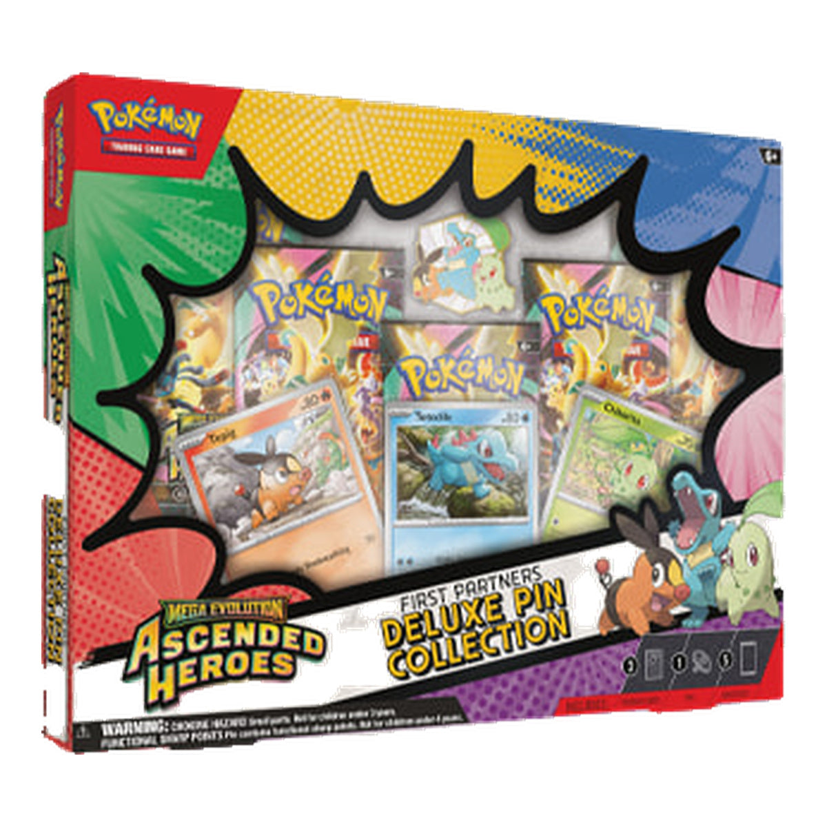 Pokémon TCG: Mega Evolution—Ascended Heroes First Partners Deluxe Pin Collection