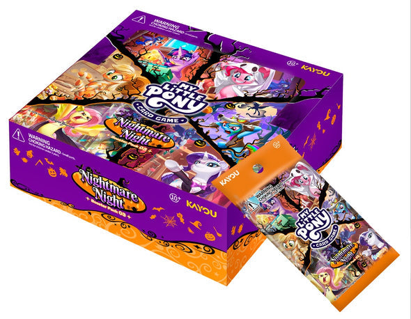 Kayou My Little Pony Nightmare Night booster box and pack