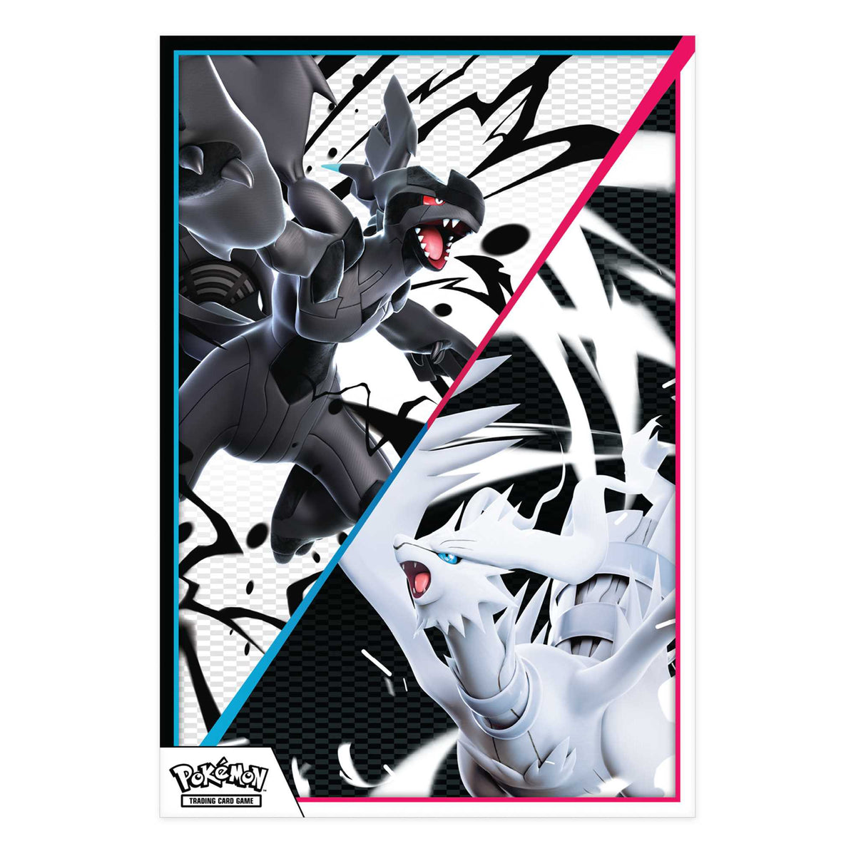 Zekrom and Reshiram poster included in the Pokémon Unova Poster Collection