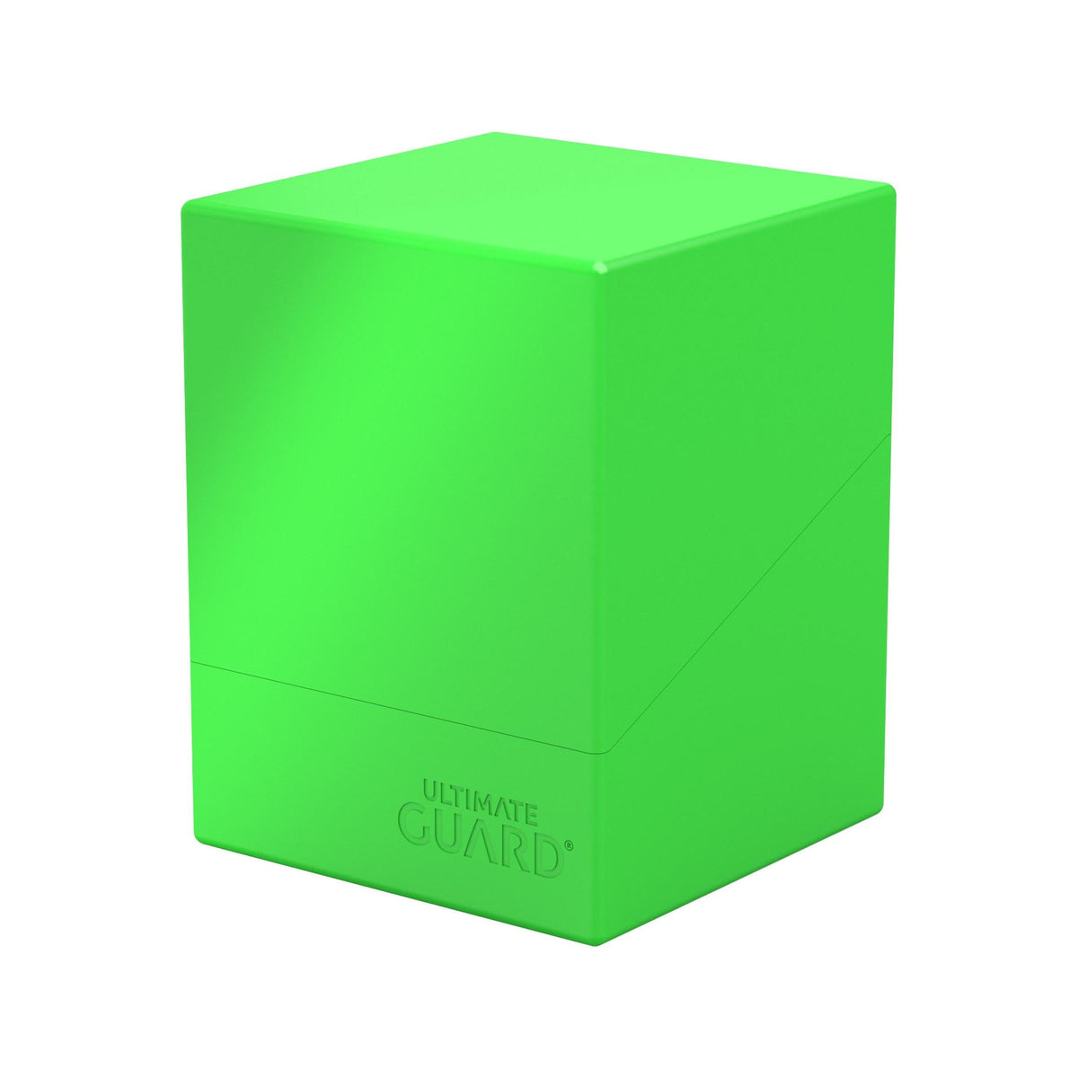 Ultimate Guard Boulder 100+ Solid deck box — Neon Green