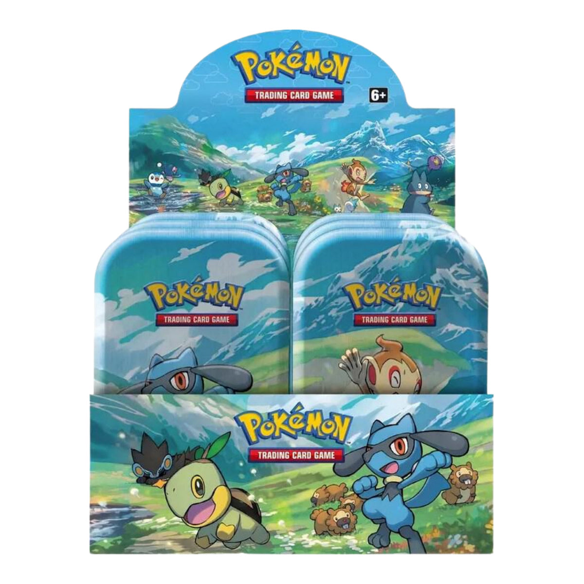 Pokémon Sinnoh Stars Mini Tin Display (10 Tins, Factory Sealed)