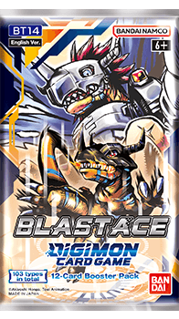 Digimon Blast Ace BT14 booster packaging
