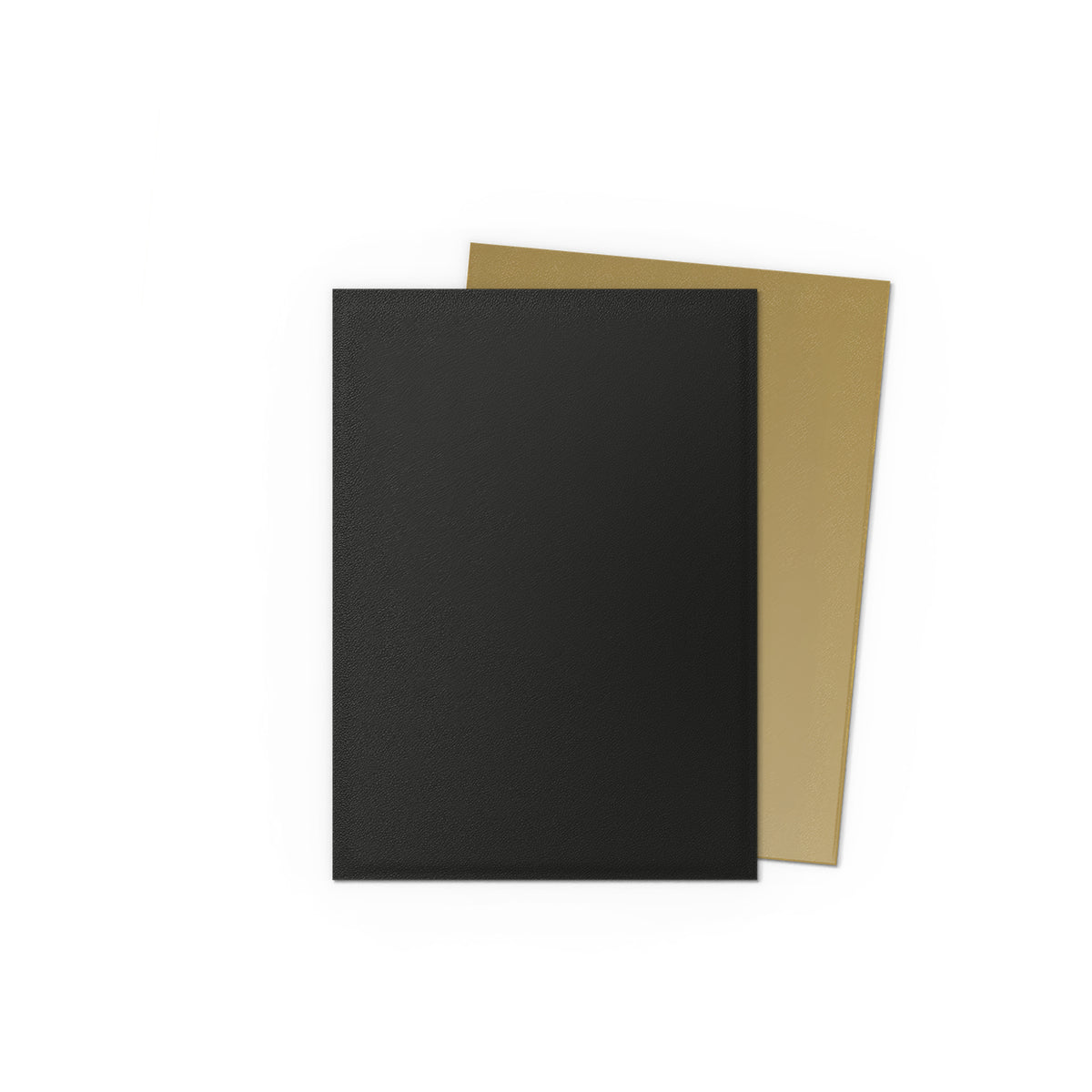 Dragon Shield Black & Gold Matte Dual standard-size 100-count card sleeves
