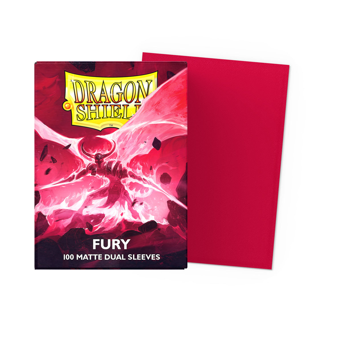 Dragon Shield Fury Matte Dual standard-size 100-count card sleeves