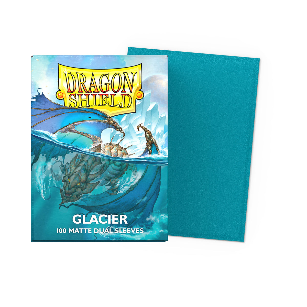 Dragon Shield Glacier Matte Dual standard-size 100-count card sleeves