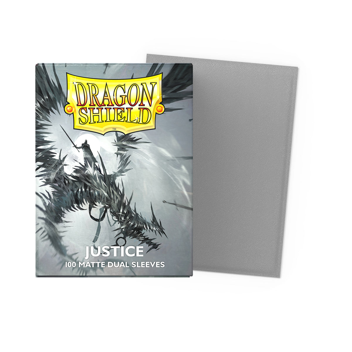 Dragon Shield Justice Matte Dual standard-size 100-count card sleeves