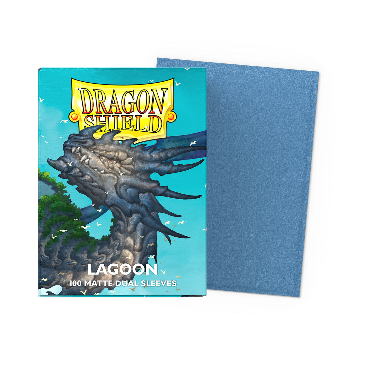 Dragon Shield Lagoon Matte Dual standard-size 100-count card sleeves