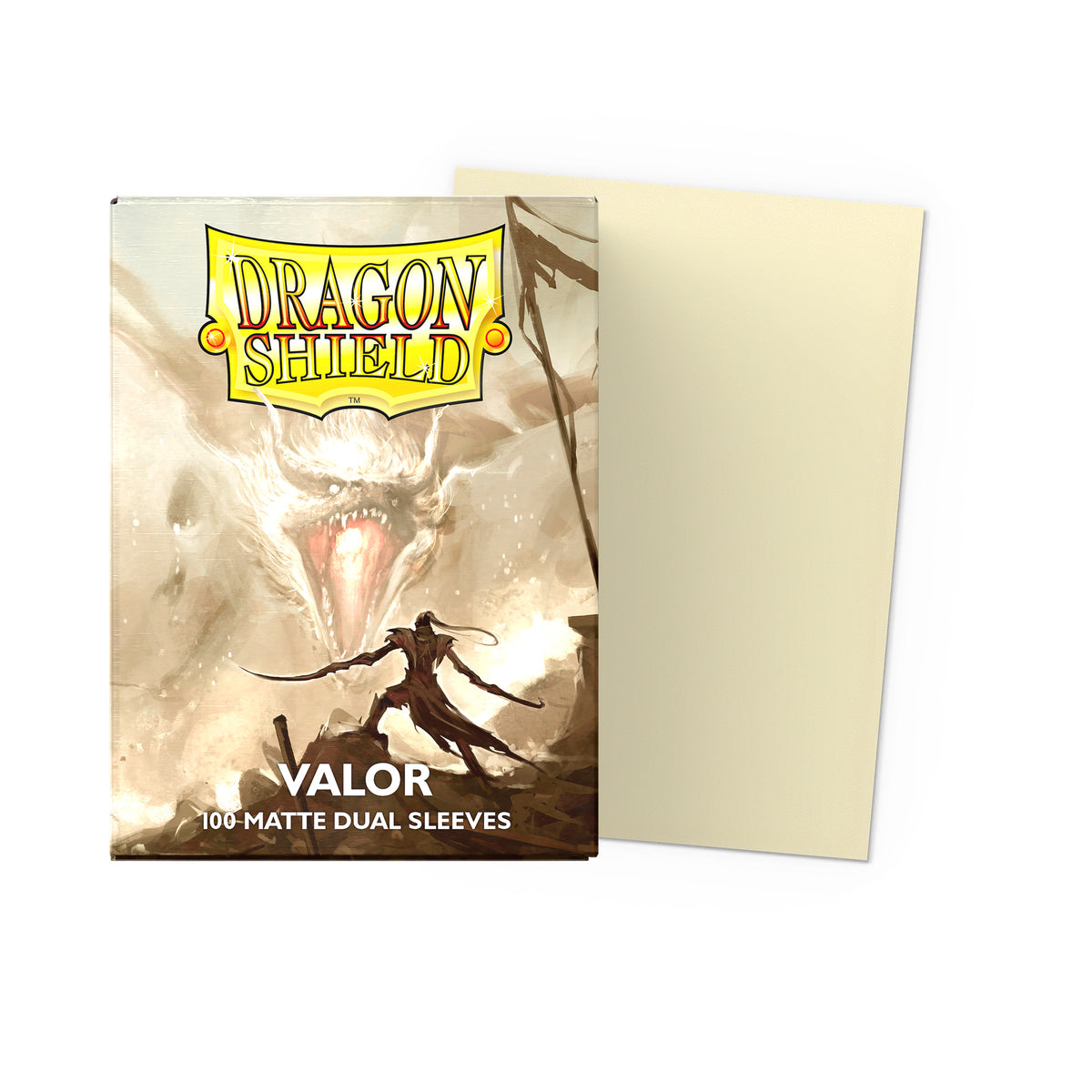 Dragon Shield Valor Matte Dual standard-size 100-count card sleeves