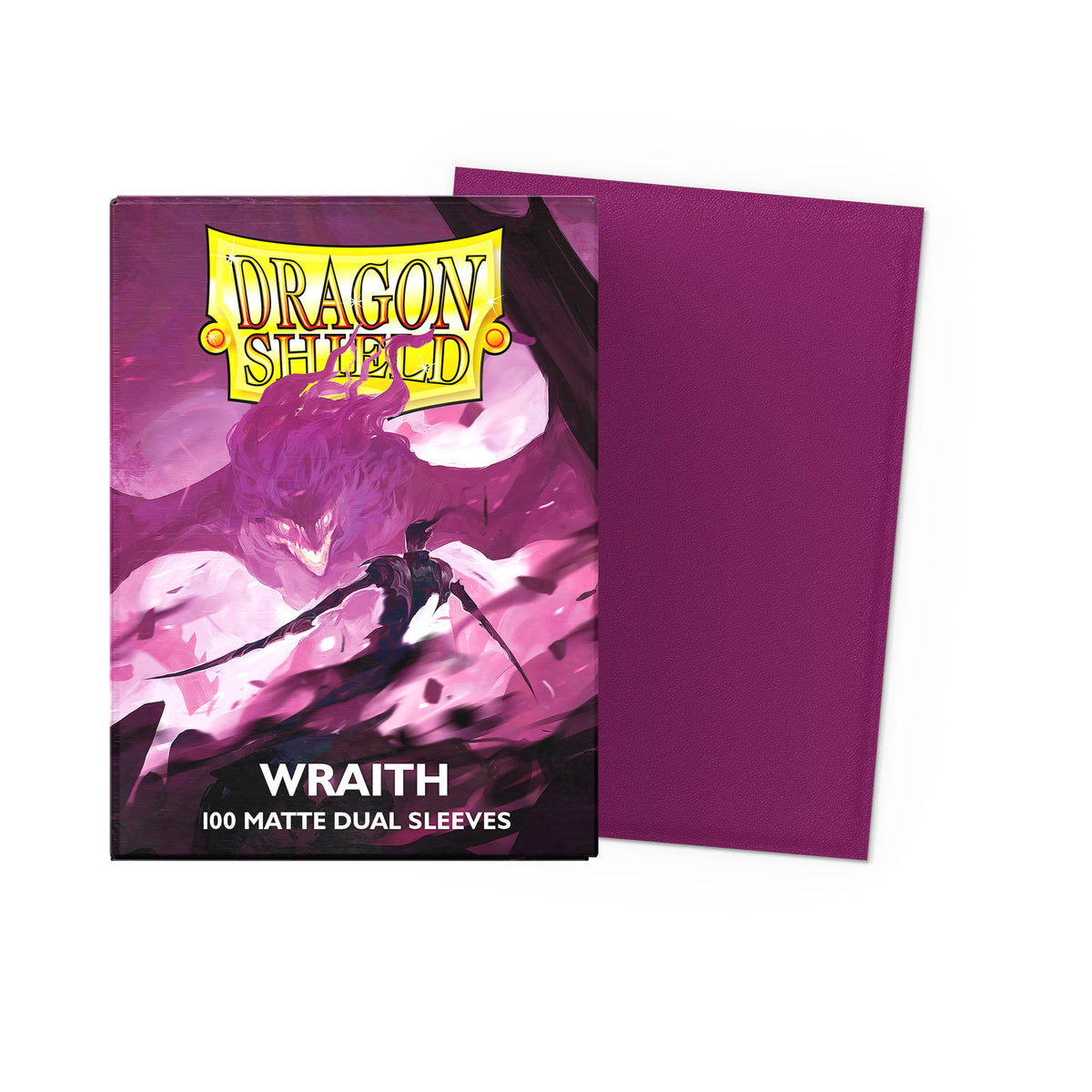Dragon Shield Wraith Matte Dual standard-size 100-count card sleeves