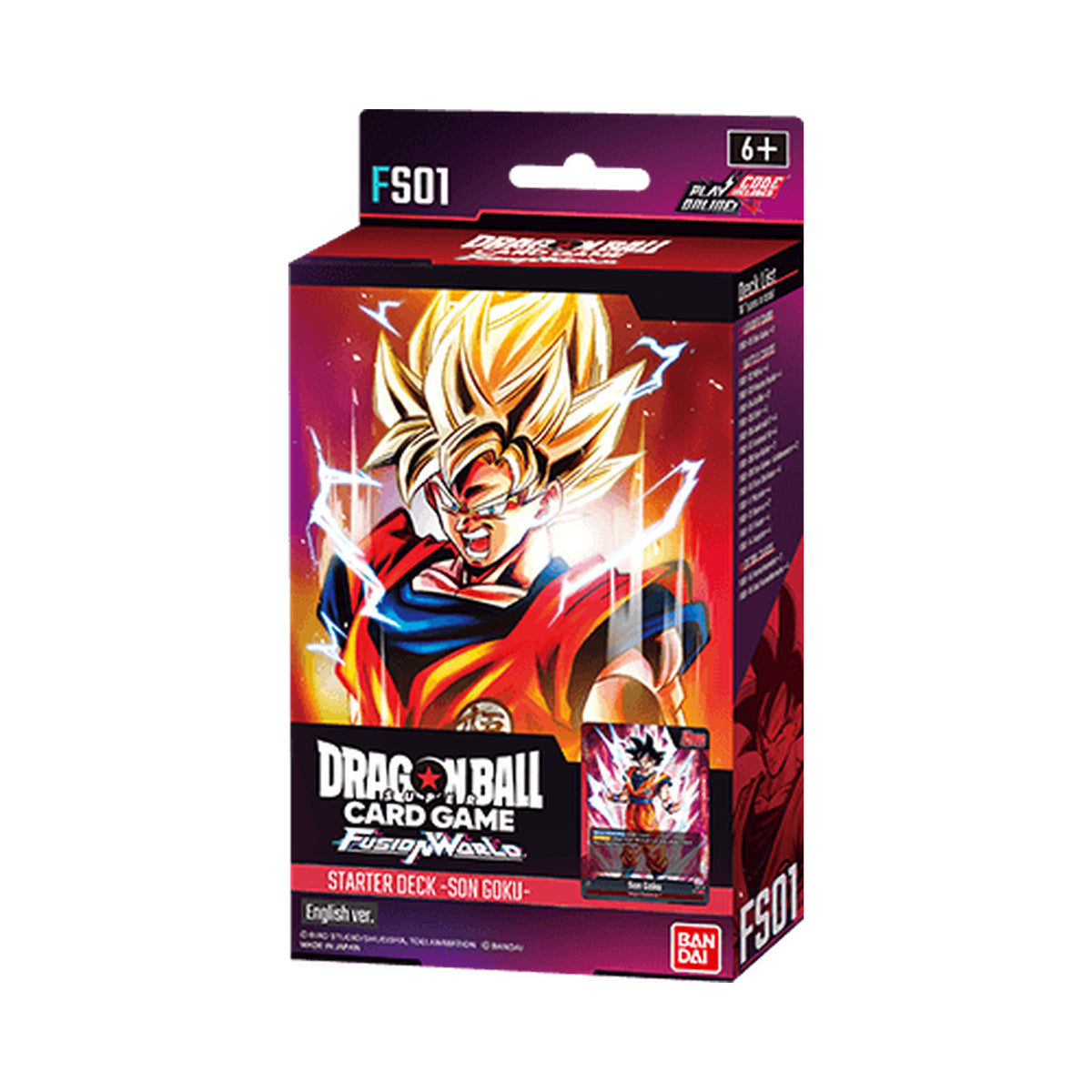 Dragon Ball Super Fusion World Son Goku FS01 Starter Deck