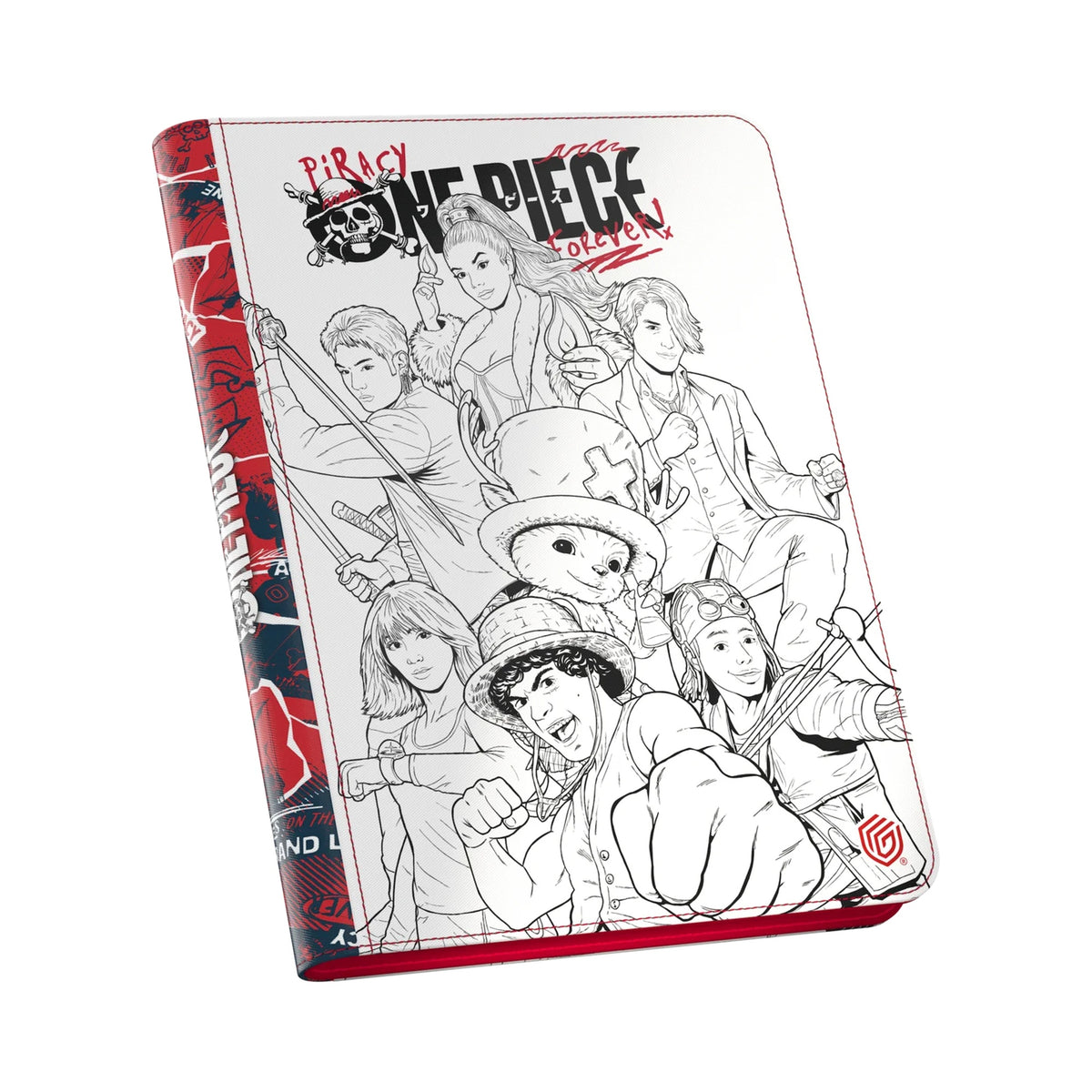 One Piece Netflix Zipfolio 360 Xenoskin binder — Sketch design