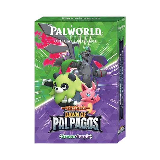 Palworld Official Card Game: Dawn of Palpagos Green/Purple Trial Deck [TD02]