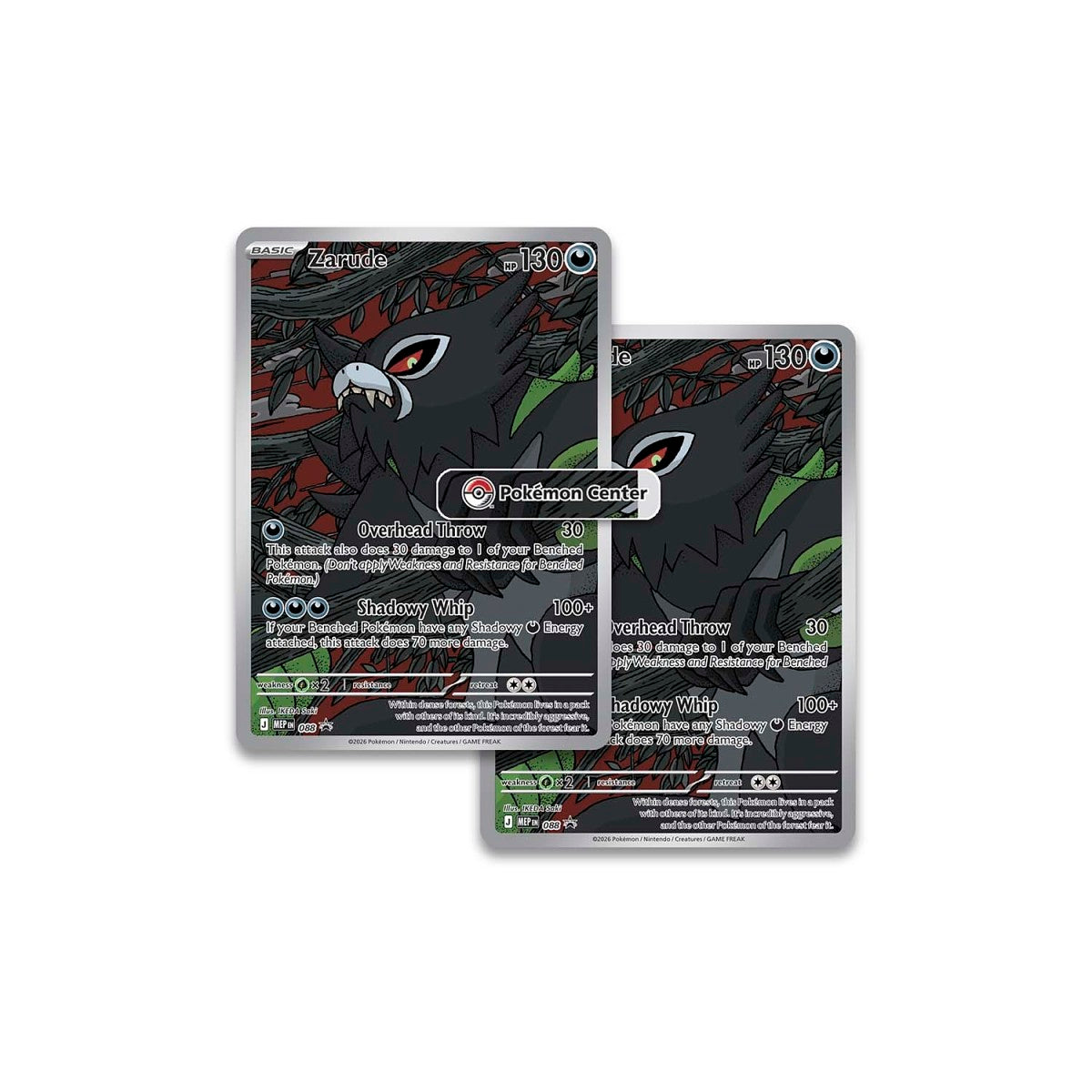 Pitch Black Zarude promo cards
