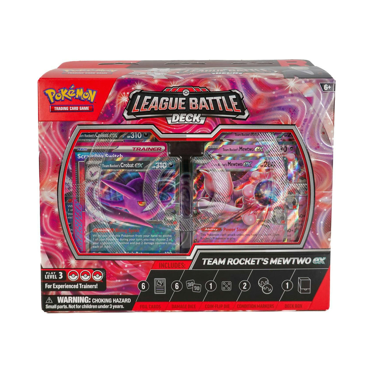 Pokémon TCG Team Rocket’s Mewtwo ex League Battle Deck — English retail box