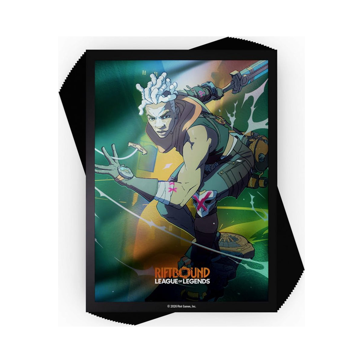 Riftbound Ekko Art Sleeves — 100-count pack