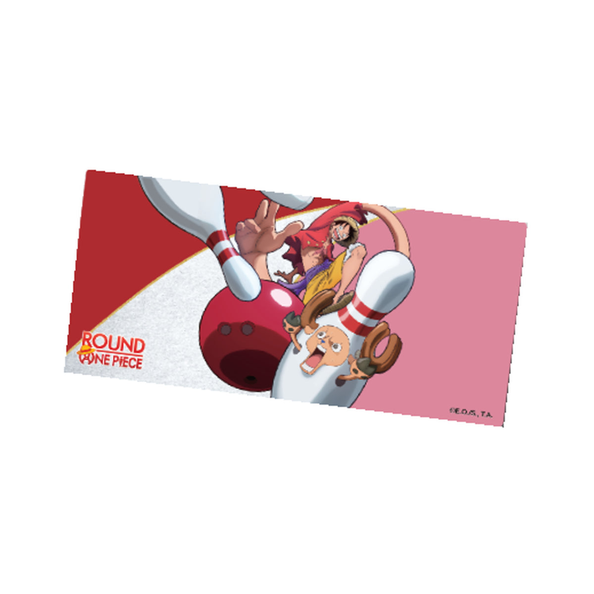 Round1 One Piece Luffy and Chopper bowling playmat