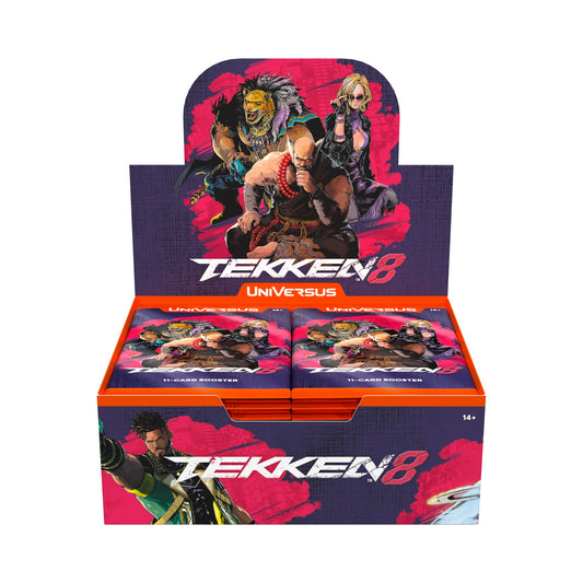 UniVersus Tekken 8 booster box with 24 booster packs